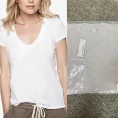 ジェームスパース　Ｖネックtシャツ　ピンク　サイズ1 新品未使用のサムネイル