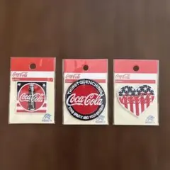 コカコーラ　ワッペン 3種セット　ダイソー