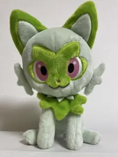 【美品•完売品】だっこして！ニャオハ ポケモン ぬいぐるみ 約34cm 美品•完売品】だっこして！ニャオハ ポケモン ぬいぐるみ 約34cm