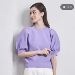 UNITED ARROWS パフスリーブ 半袖 ニットのサムネイル