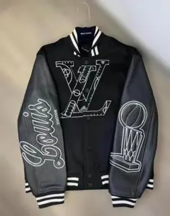 人気アイテム スタジアムジャケット 黒 美シルエット