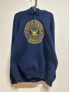 値引き！古着　US NAVY パーカー