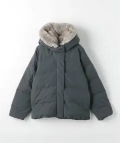 a day in the life フェイクファーフードダウン