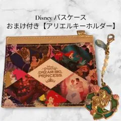 Disneyディズニー　パスケース　定期入れ　プリンセス　アリエル　キーホルダー