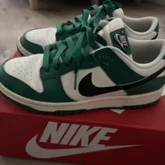 NIKE ダンク スニーカー グリーン/ホワイト