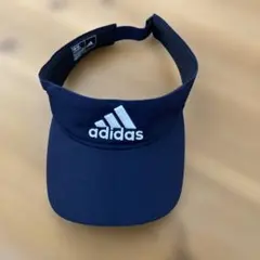 adidas ネイビー サンバイザー