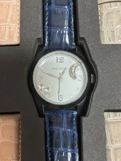 Marco Camozzi 腕時計 月と星が動くデザイン　　替えベルト付き