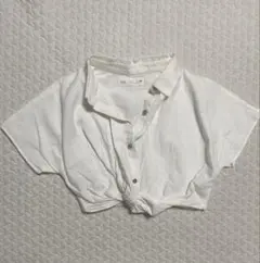 ZARA クロップドシャツ 120cm