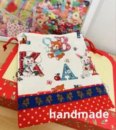 はいから横丁屋台柄 レトロ きんちゃく袋 コップ袋 - メルカリ