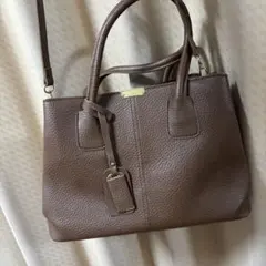 BELLEBORG レトロ大容量 レディーストートバッグ コーヒーブラウン