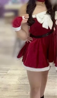 サンタ　コスプレ　クリスマス　着画あり