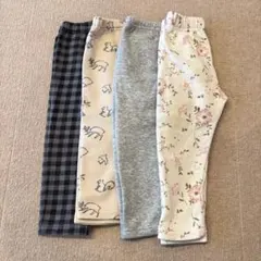 ベビーパンツ 4点セット 80 まとめ売り 長ズボン ユニクロ 西松屋