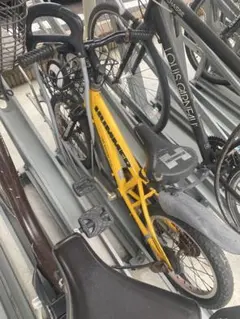 直接渡し】HUMMER 子供用自転車 イエロー 前カゴ付き - メルカリ