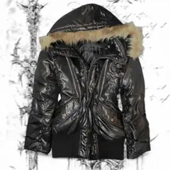 ファー 付き ダウンジャケット 平成ギャル男 お兄系 グランジ y2k