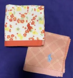 新品未使用 ラルフローレン ハンドタオル 2枚セット