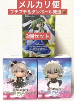 東方Project 東風谷早苗、魂魄妖夢、十六夜咲夜 フィギュア