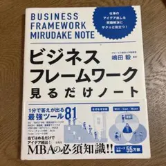 ビジネスフレームワーク見るだけノート 嶋田毅 監修のサムネイル