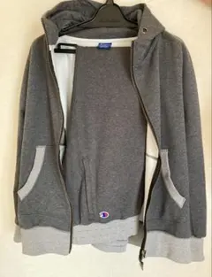 Champion グレー フルジップパーカーとスウェットパンツセット　上下セット