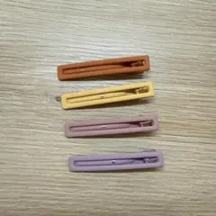 カラフルヘアピン4個セット