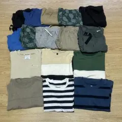 子供服まとめ売り 100〜120cm 16点 半袖 ズボン UNIQLO GU