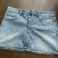 ZARAデニムミニスカート