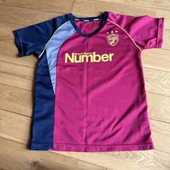 Number 半袖スポーツウェア 赤/ネイビーのサムネイル