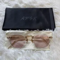 ♡良品 A.D.S.R. サッチモ 03 クリア × ゴールド　サングラスのサムネイル