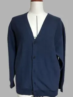 ネイビー Vネック カーディガン