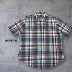 ノーティカ（NAUTICA） メンズ　半袖ボタンダウンシャツ　L