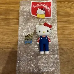 ハローキティ展 シークレットマスコットチャーム A オーバーオール