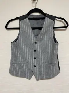 COMME DE ISM ストライプグレーベスト