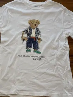 1回着用】現行 ポロバイラルフローレン ポロベア 半袖Tシャツ ベージュ