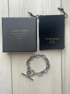 LOSEFORD ルーズフォード ブレスレット チェーン シルバー メンズ