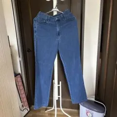 SOMETHING ストレートデニムパンツ ブルー