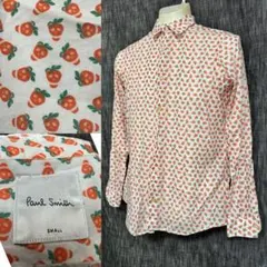 定価22000円　Paul Smith ストロベリースカル　総柄シャツ　骸骨