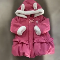 ✨美品✨クーラクール　キムラタン　取り外し　フード付き コート　ジャンパー90