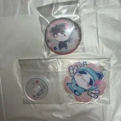 忍たま乱太郎 フリューくじ 缶バッジ 土井半助 アクリルスタンド 福富しんベヱ