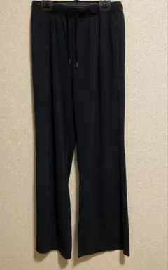 リブプルオンパンツ ブラック　Ｍサイズ