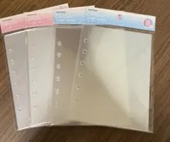 MERING メリング A7ワイド両面透明シール台紙リフィル　ソフト　ハード