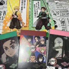 鬼滅の刃　メモ帳　５点　新品