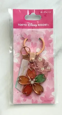 ミニーマウス キーチェーン さくら