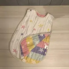 サンデシカ　星柄　スリーパー　綿100％