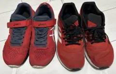 adidas asics スニーカー　24.0 ２足