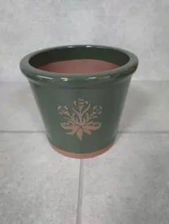 ウィリアムモリス*ランズポット*20*植木鉢*陶器*おしゃれ* グリーンのサムネイル