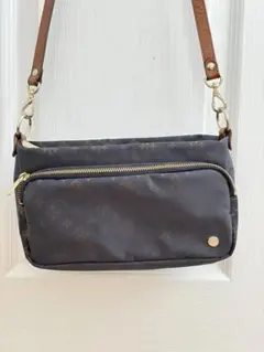 ✨【russet】ナイロン ミニショルダーバッグ ネイビー 美品