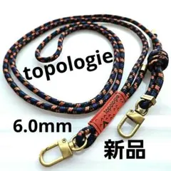 新品⭐topologie 6.0mm Rope【ストラップ単体】紺黒橙トポロジー
