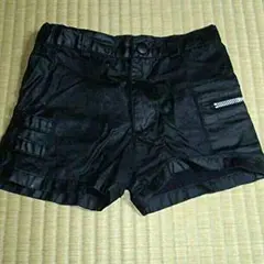 sale!!★美品 コムサイズム 90㌢ 格好良いレザー調パンツ★