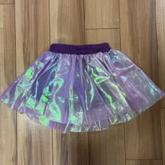 ダンススカート パープル 紫 130