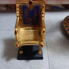 エジプト　King Tut's Golden Throne　フランクリンミントのサムネイル