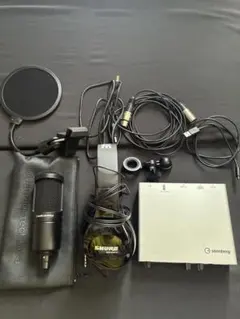 audio-technica AT2020 UR12 XLRケーブル＋その他 - メルカリ
